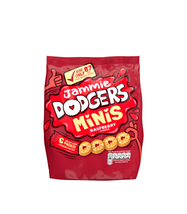 Jammie Dodgers minis Raspberry Flavour 120gr