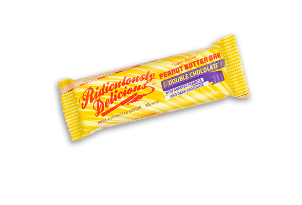 Ridiculously Delicious Peanut Butter Bar Double Chocolate 50g