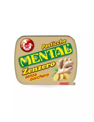 Pasticche MENTAL ZenZero senza zuccheri aggiunti (Ginger Flavoured) 12gr