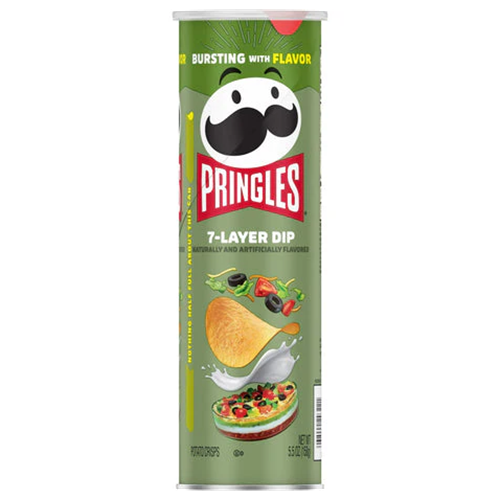 Pringles 7 Layer Dip Flavour Chips 158g