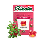 Ricola Sugar Free MET ZWITSERSE ALPENKRUIDEN CRANBERRY Candies 50g