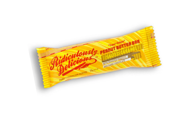 Ridiculously Delicious Peanut Butter Bar Salted Caramel 50g