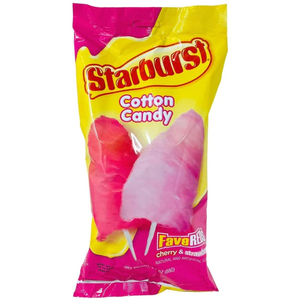 STARBURST COTTON CANDY FaveREDs Cherry & Strawberry Flavour 88g