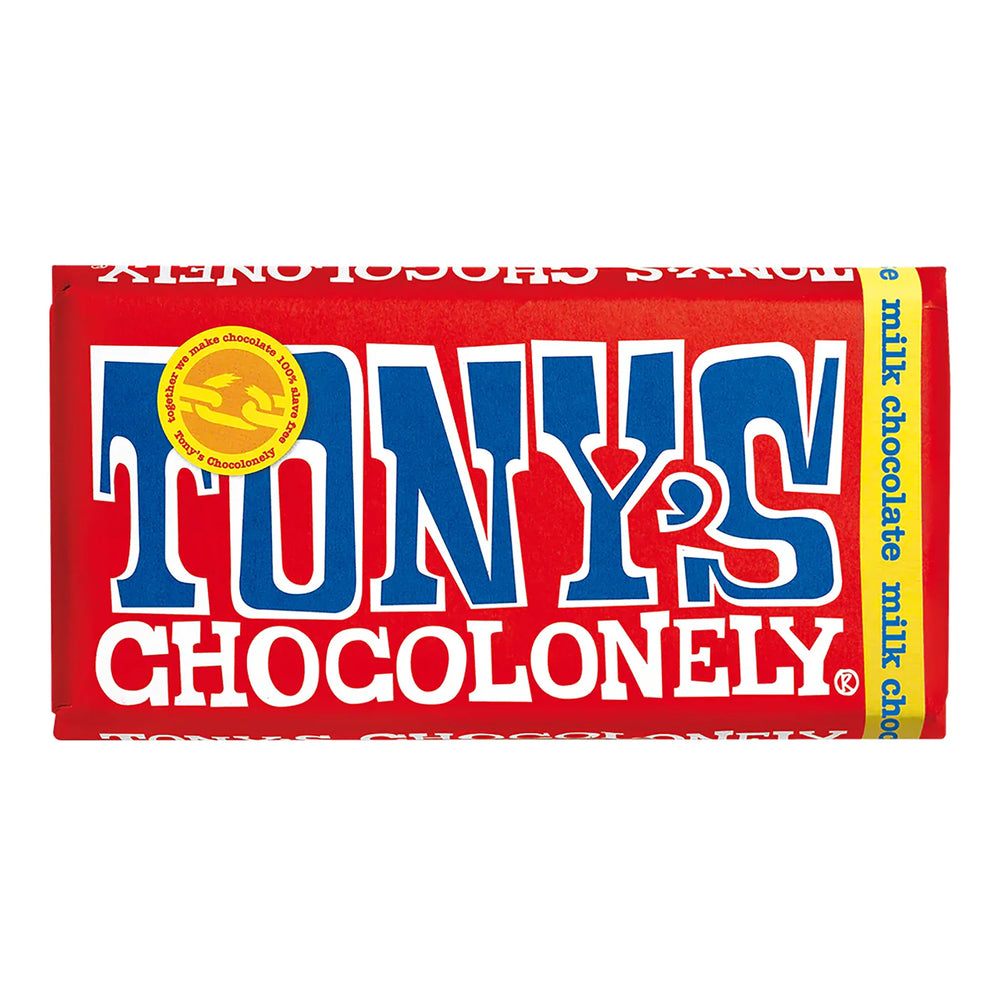 TONY'S CHOCOLONELY MILK CHOCOLATE 180G