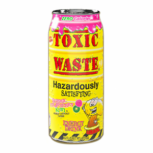 Toxic Waste Seismic Strawberry Kiwi Energy Drink - 16oz (473ml)