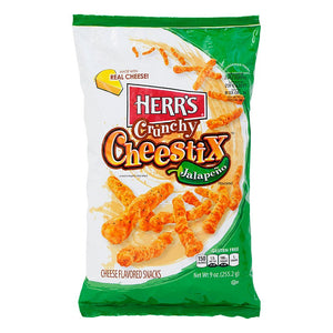 Herr's Crunchy Cheestix Jalapeno 255.2g