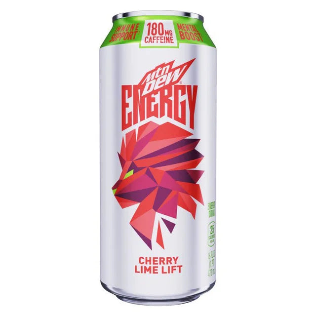 
            
                Load image into Gallery viewer, Mountain DEW ENERGY CHERRY LIME LIFT CAN Mtn 473ml
            
        