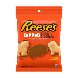 
            
                Load image into Gallery viewer, Reese&amp;#39;s Dipped ANIMAL CRACKERS Milk Chocolate 120g
            
        