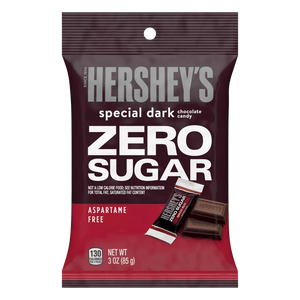 Hershey's ZERO SUGAR SPACIAL DARK Chocolate Candy 85g