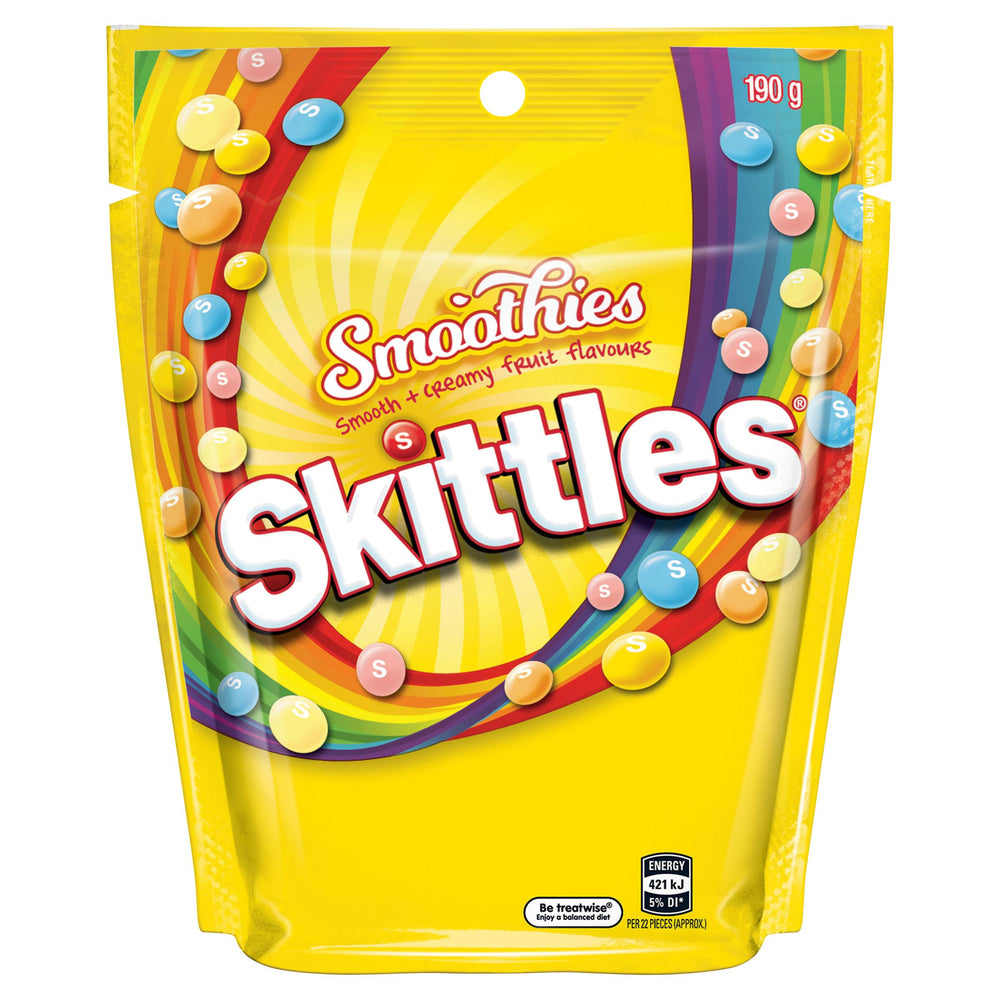 
            
                Load image into Gallery viewer, SKITTLES SMOOTHIES FROM AUSTRALIA 190G
            
        