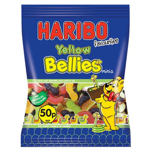 
            
                Load image into Gallery viewer, HARIBO Yellow Bellies Minis Lollies 60G
            
        