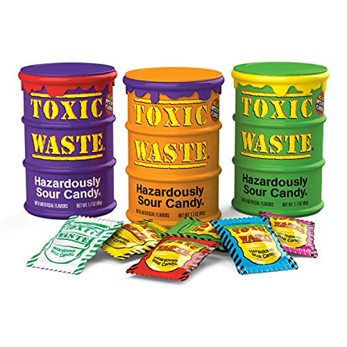 
            
                Load image into Gallery viewer, TOXIC WASTE Special Edition HAZARDOUSLY SOUR CANDY 48G
            
        