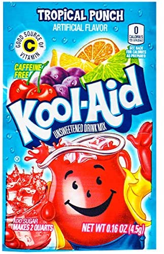 
            
                Load image into Gallery viewer, KOOL AID TROPICAL PUNCH 4.5G
            
        