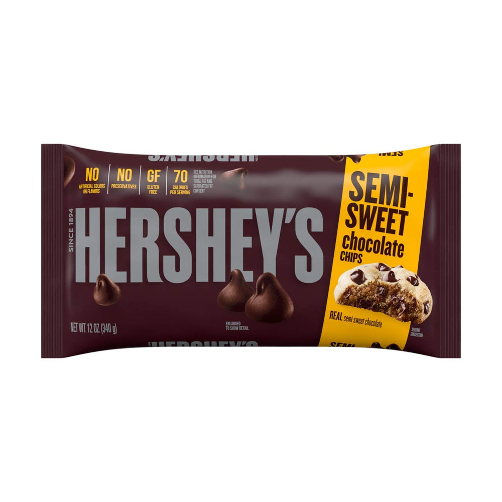 
            
                Load image into Gallery viewer, Hershey&amp;#39;s Semi-Sweet Chocolate Chips 340g
            
        