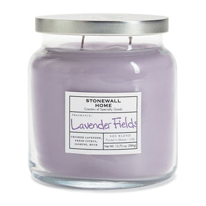 STONEWALL KITCHEN Lavender Fields Candle, Up to 105 H Burn time