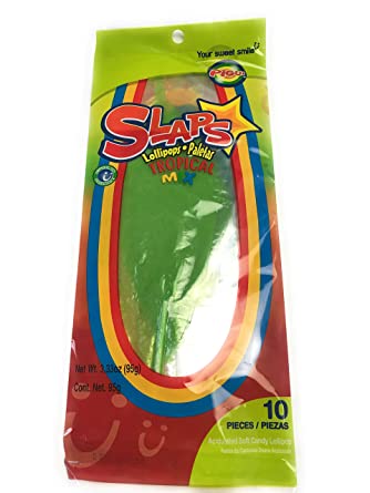 
            
                Load image into Gallery viewer, Pigui Slaps Mexican Candy Sandia Tropical Flavor - 10 pieces (95gm)
            
        