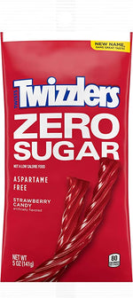 TWIZZLERS STRAWBERRY ZERO SUGAR CANDY141G