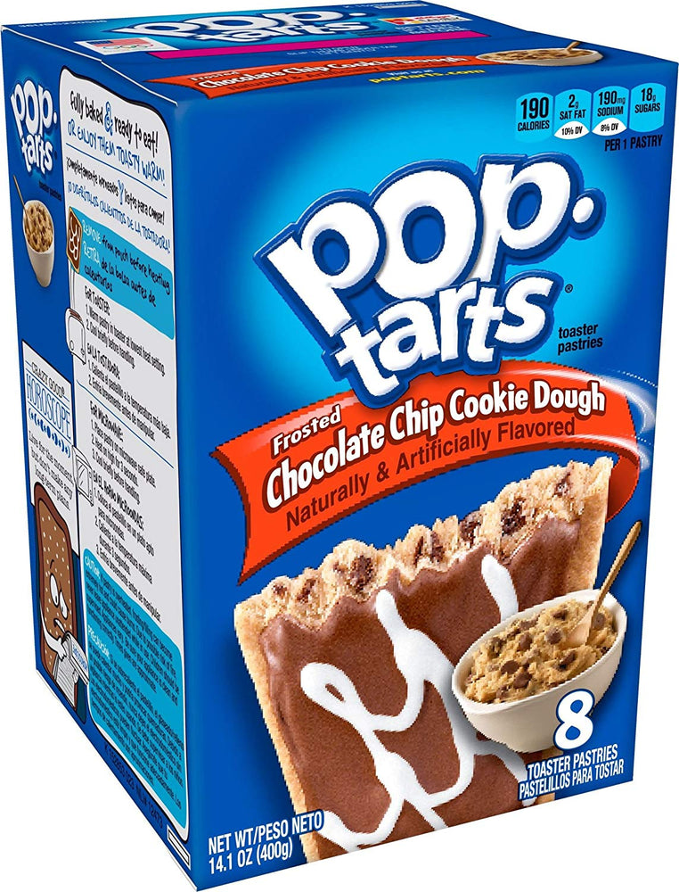
            
                Load image into Gallery viewer, POP tarts Chocolate Chip Cookie Dough 400g
            
        