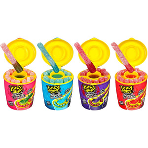Juicy Drop Gummy Dip 'N Stix, Sweet Gummy Sticks w Sour Dipping Gel Candy 96g