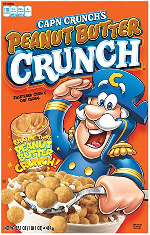 Cap'n Crunch's Peanut Butter Cereal 355g