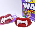 WACK-O-WAX WAX FANGS PLAY NOW CHEW LATER CANDY 14G