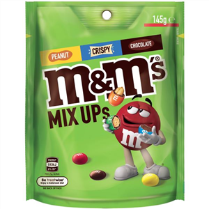 M&M's MIX UPs Peanut, Crisp, Chocolate 145g
