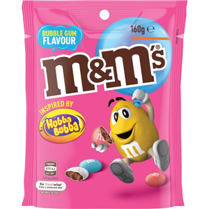M&M's bubbleGum Flavour 160g