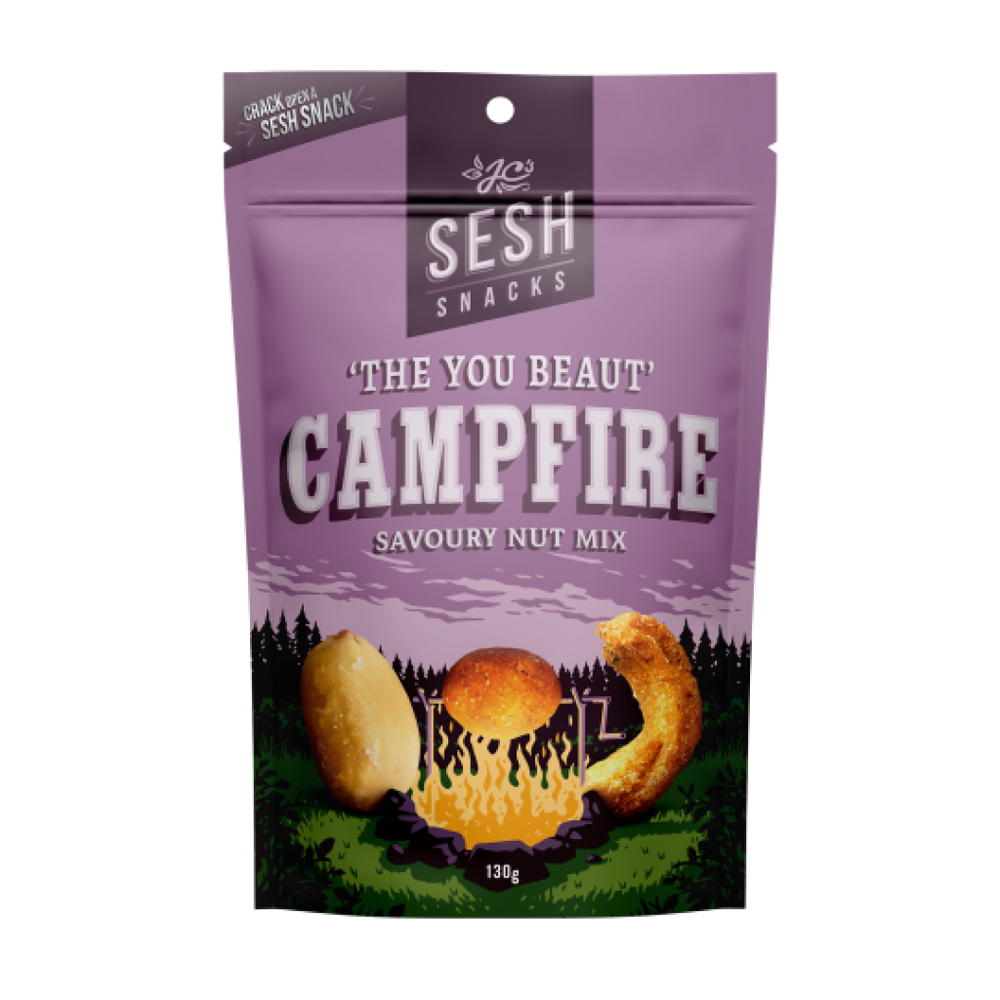 Sesh Snacks Campfire Savoury Nut Mix 130g