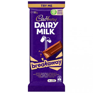 
            
                Load image into Gallery viewer, Cadbury Dairy Milk Breakaway Milk Chocolate 180g
            
        