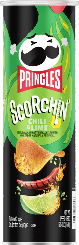
            
                Load image into Gallery viewer, Pringles SCORCHINCHILI &amp;amp; LIME 158G
            
        