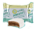 Jorgito Blanco Dulce de Leche Alfajor with Sugar Coating, 50 g (Argentina)