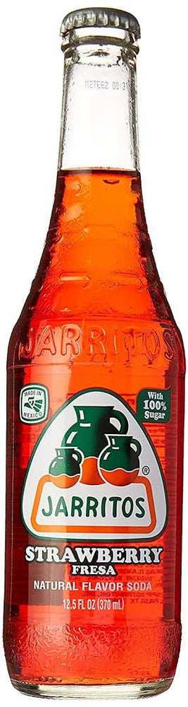 
            
                Load image into Gallery viewer, JARRITOS Strawberry Soda flavor  370 ml
            
        
