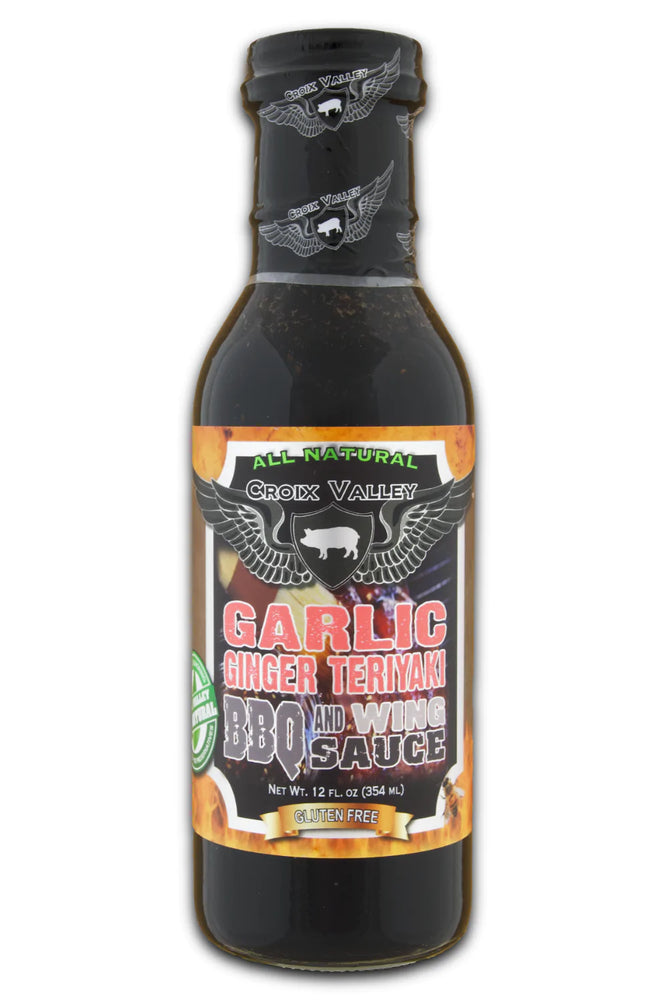 
            
                Load image into Gallery viewer, Croix Valley Garlic Ginger Teriyaki BBQ and Wing Sauce 354mL
            
        