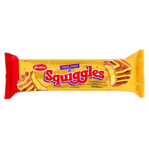 Griffins Squiggles Hokey Pokey Biscuits 215g