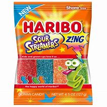 HARIBO Sour Streamers Zing 127g