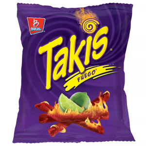 TAKIS FUEGO HOT CHILI PEPPER & LIME TORTILLA CHIPS 134.4G