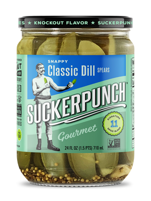 Suckerpunch pickle Snappy Classic Dill Spears 710ml