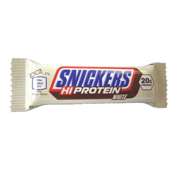 Snickers HI PROTEIN Peanut butter White Chocolate Bar 57g