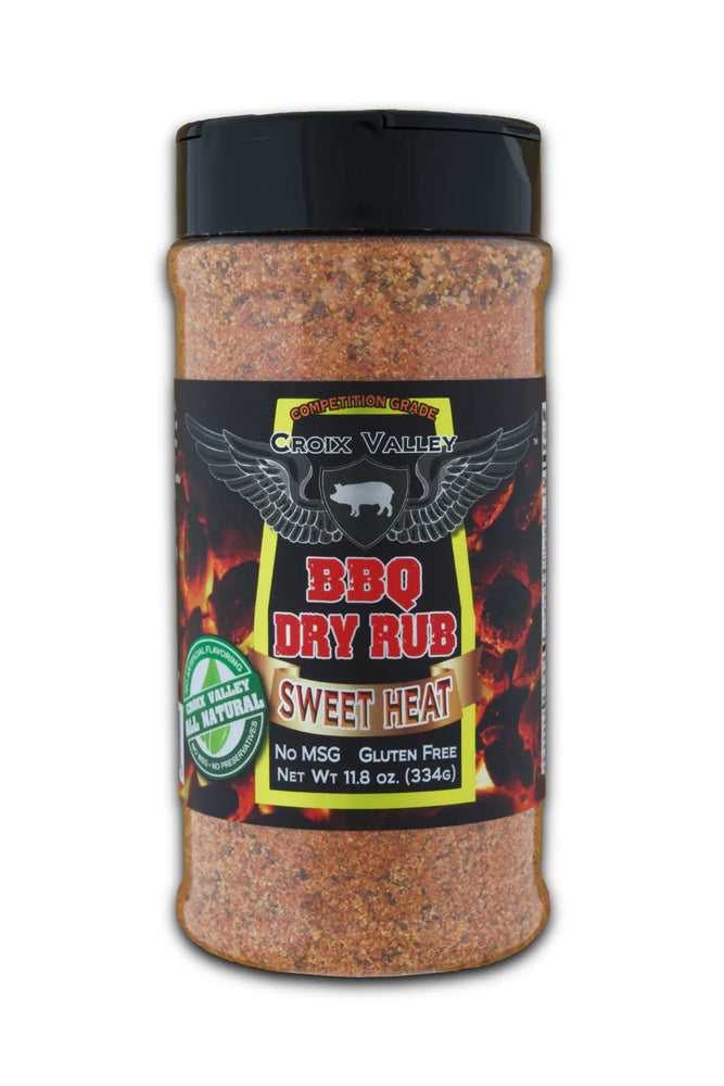
            
                Load image into Gallery viewer, Croix Valley Sweet Heat BBQ Dry Rub 334g
            
        