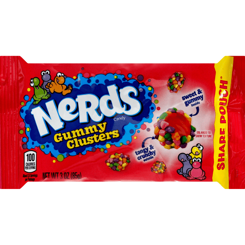 Nerds Gummy Clusters Rainbow Flavour 85g