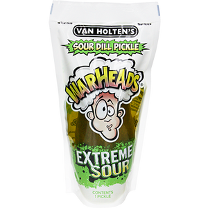 
            
                Load image into Gallery viewer, Van Holten&amp;#39;s WARHEADS EXTREME SOUR Pickle in a Pouch 270g
            
        