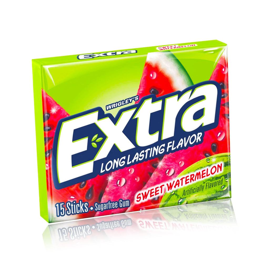 Wrigley's Extra Sweet Watermelon Flavour Gum 15 Sticks
