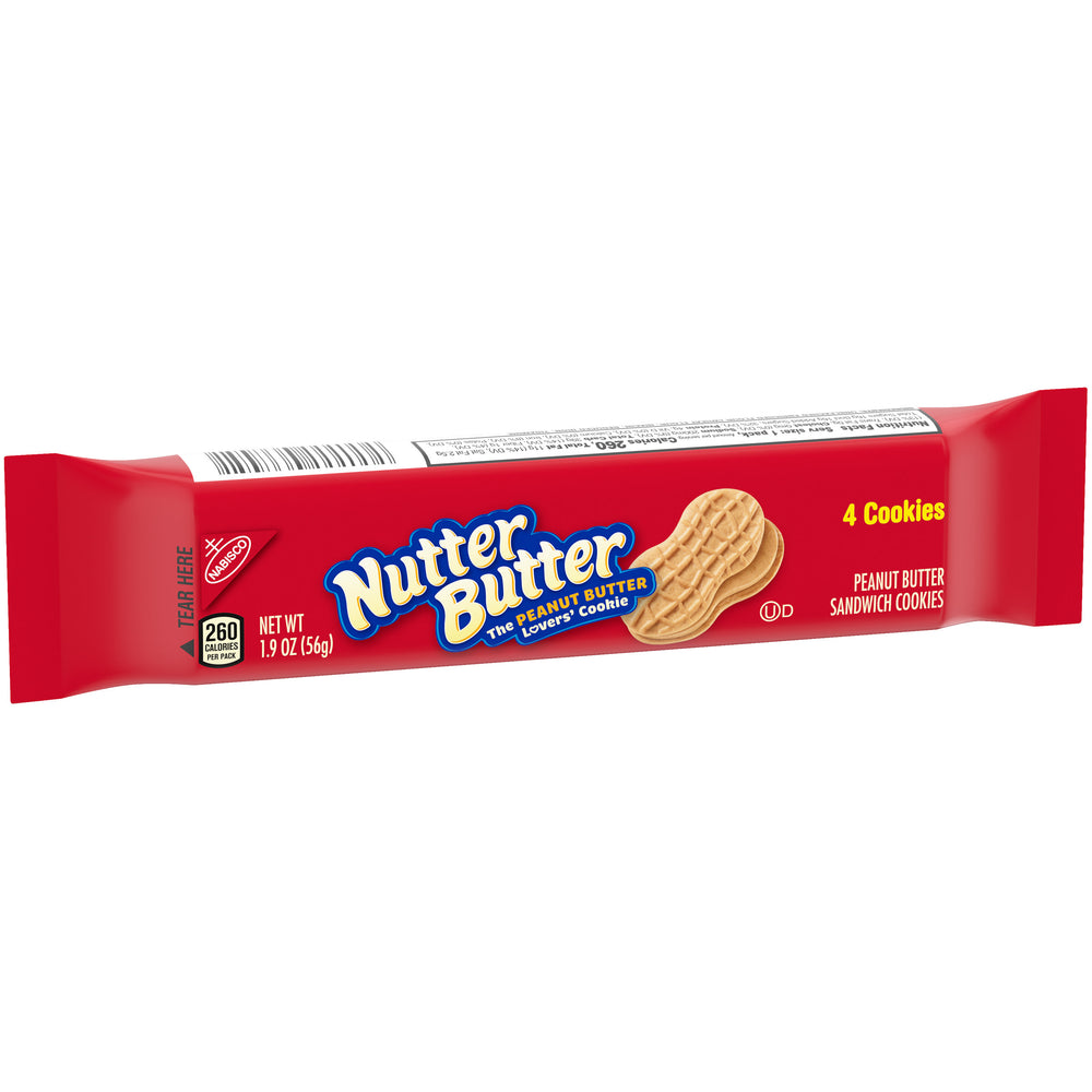 Nutter Butter Peanut Butter Sandwich Cookies 4pk 56g