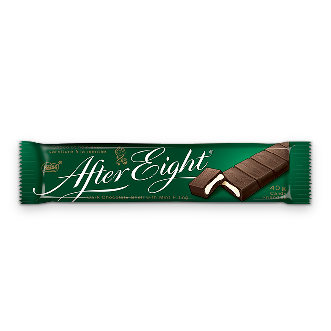 Nestle After Eight Dark Chocolate With Mint Filling 40g