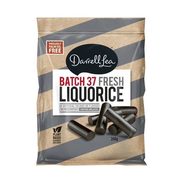 Darrell Lea Batch 37 Fresh Liquorice 260g