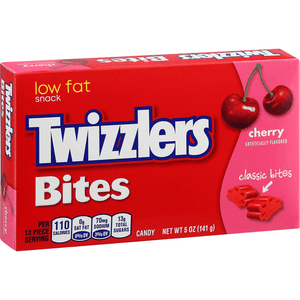
            
                Load image into Gallery viewer, Twizzlers BITES CHERRY CANDY 141G
            
        