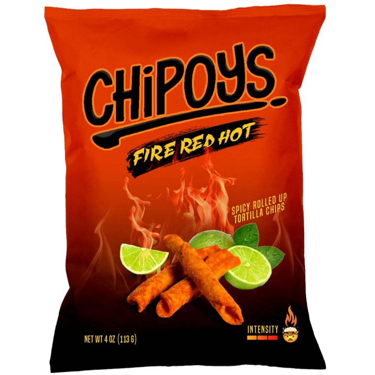 Chipoys Rire Red Hot Tortilla Chips 113.4g " Mexico"