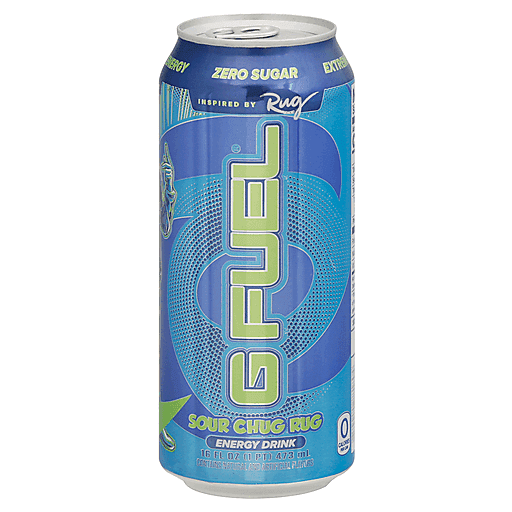 G Fuel Energy Drink Sour Chug Rug Flavour Energy & Focus, Zero Sugar 473ml