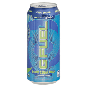 
            
                Load image into Gallery viewer, G Fuel Energy Drink Sour Chug Rug Flavour Energy &amp;amp; Focus, Zero Sugar 473ml
            
        