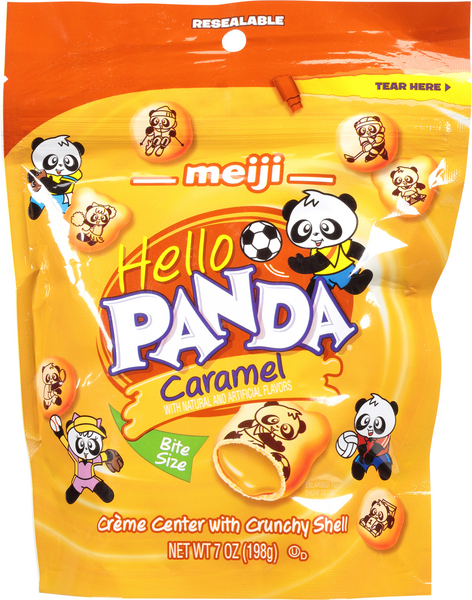Meiji Hello PANDA Caramel 198g